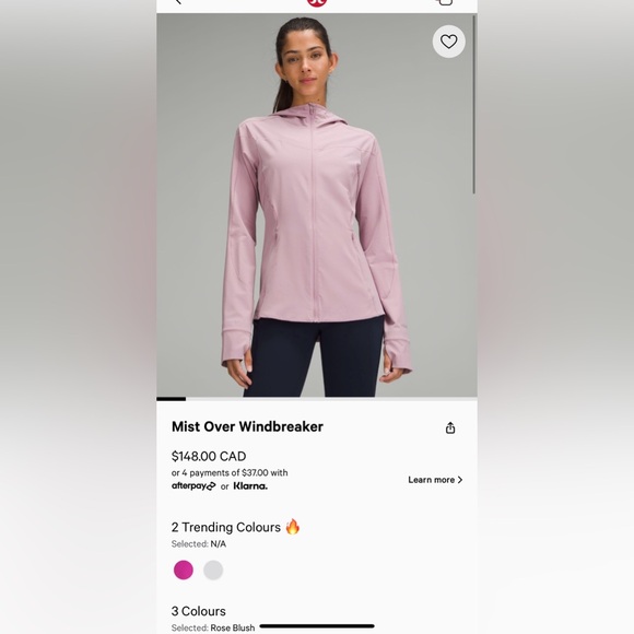 Most popular Lululemon windbreaker - Picture 5 of 5